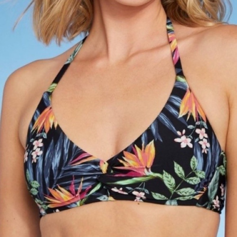 Kona Sol twist front halter bikini top - Picture 3 of 4